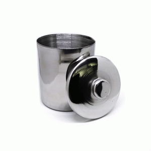 Algodonera Tapa Acero Inoxidable 1L