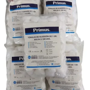 Torulas De Algodón 5G 100U Primus