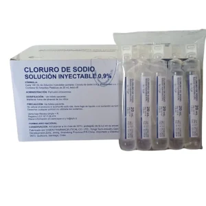 Suero Fisiológico, Cloruro de Sodio 0,9% - 20 ml - Cisen