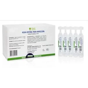 AGUA PARA INYECTABLES 10 ML X 100 UND BIOSANO