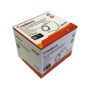 SET DE ADMINISTRACION MAGROGOTA 20/1ML 25 UNIDADES CRANBERRY