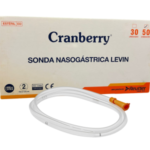 SONDA NASOGASTRICA LEVIN VARIEDAD MEDIDAS 50U CRANBERRY