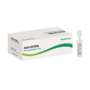 AGUA INYECTABLE 5 ML 5 UNIDADES VITAFARMA