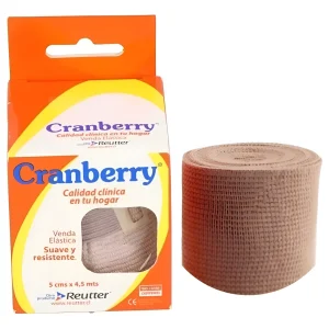 VENDA ELASTICA IDEAL 5CM X 4,5 METROS  CRANBERRY