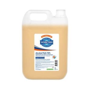 ALCOHOL GEL 70% CON COBRE 5L WORKTEEN