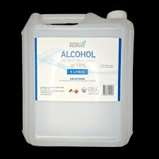 ALCOHOL DESNATURALIZADO 70% 5L FARMA PARVIC