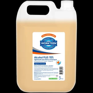 ALCOHOL GEL 70% CON COBRE 5L WORKTEEN
